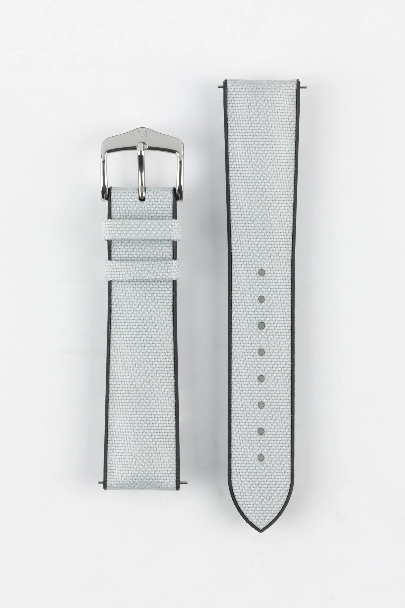 Hirsch ARNE Sailcloth Effect Performance Watch Strap - GREY