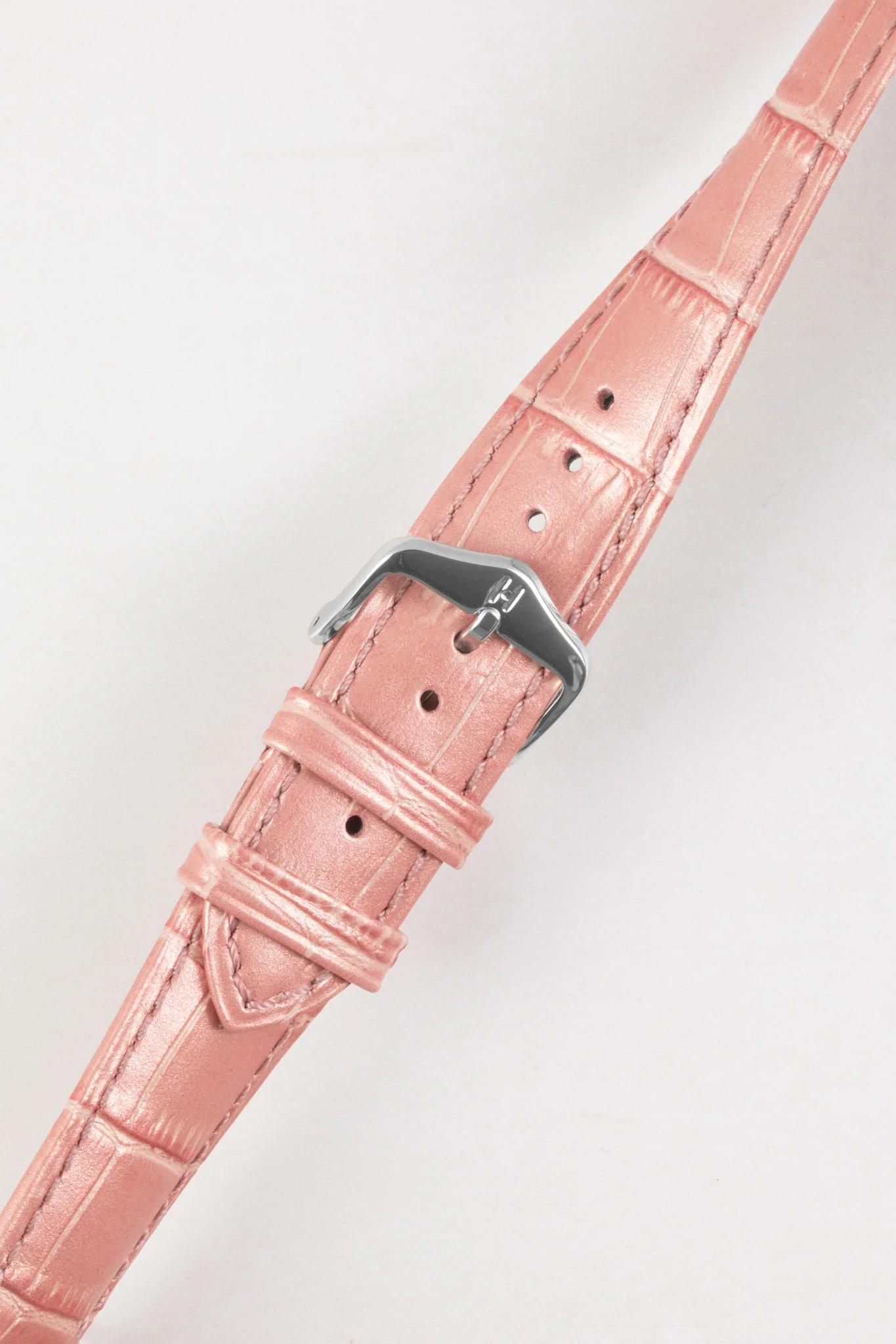 Hirsch DUKE METALLIC Limited Production Watchstrap in Rose - Image 5