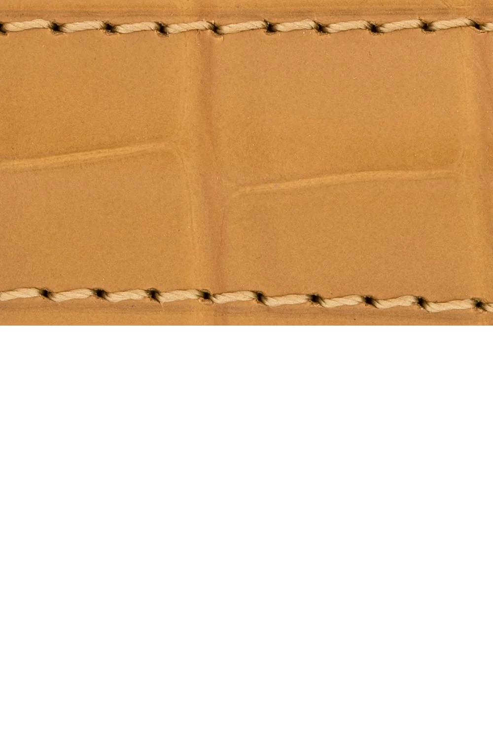 Hirsch EARL Genuine Alligator Watch Strap in HONEY - Image 2