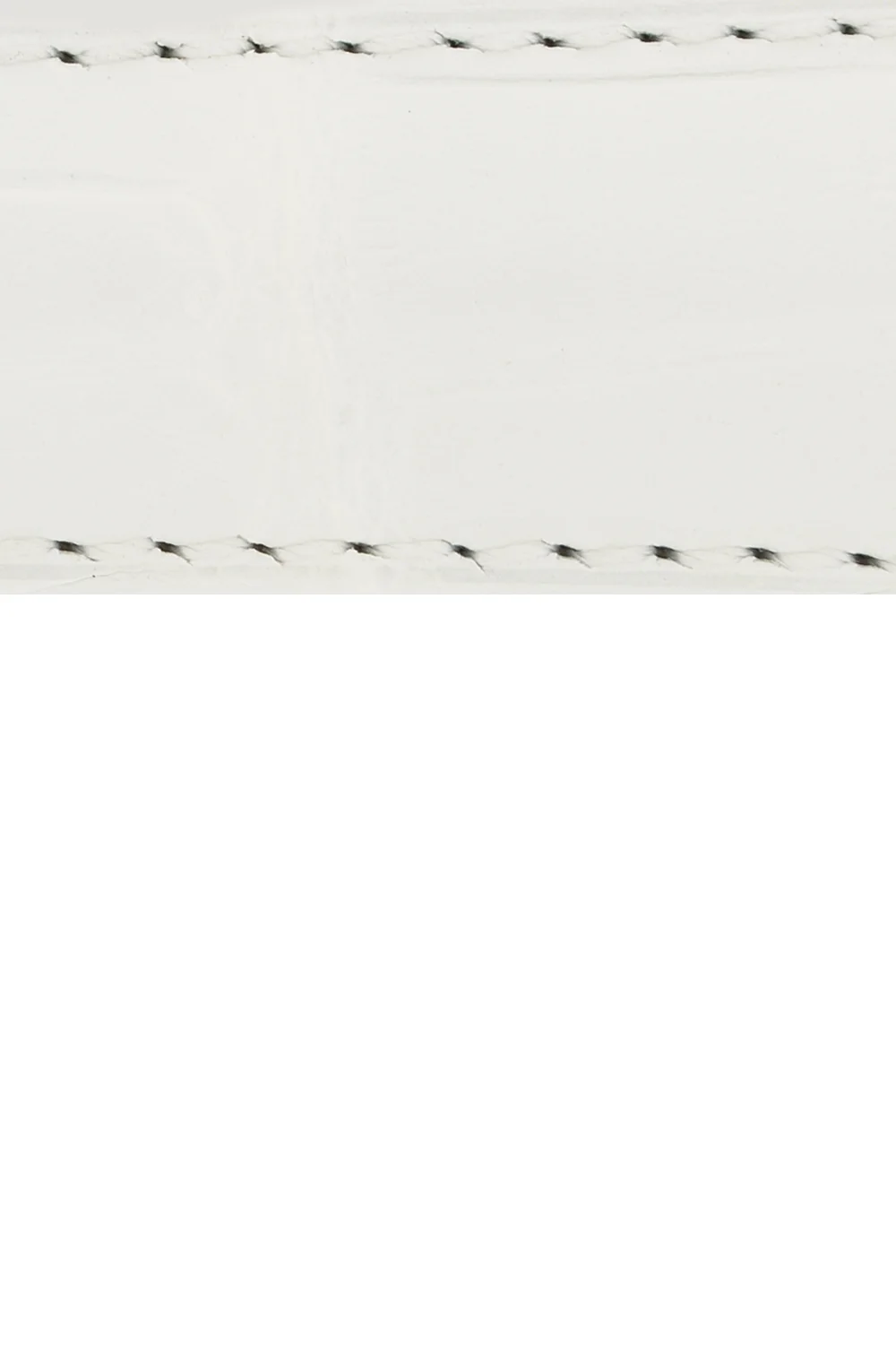 Hirsch EARL Genuine Alligator Watch Strap in WHITE - Image 2