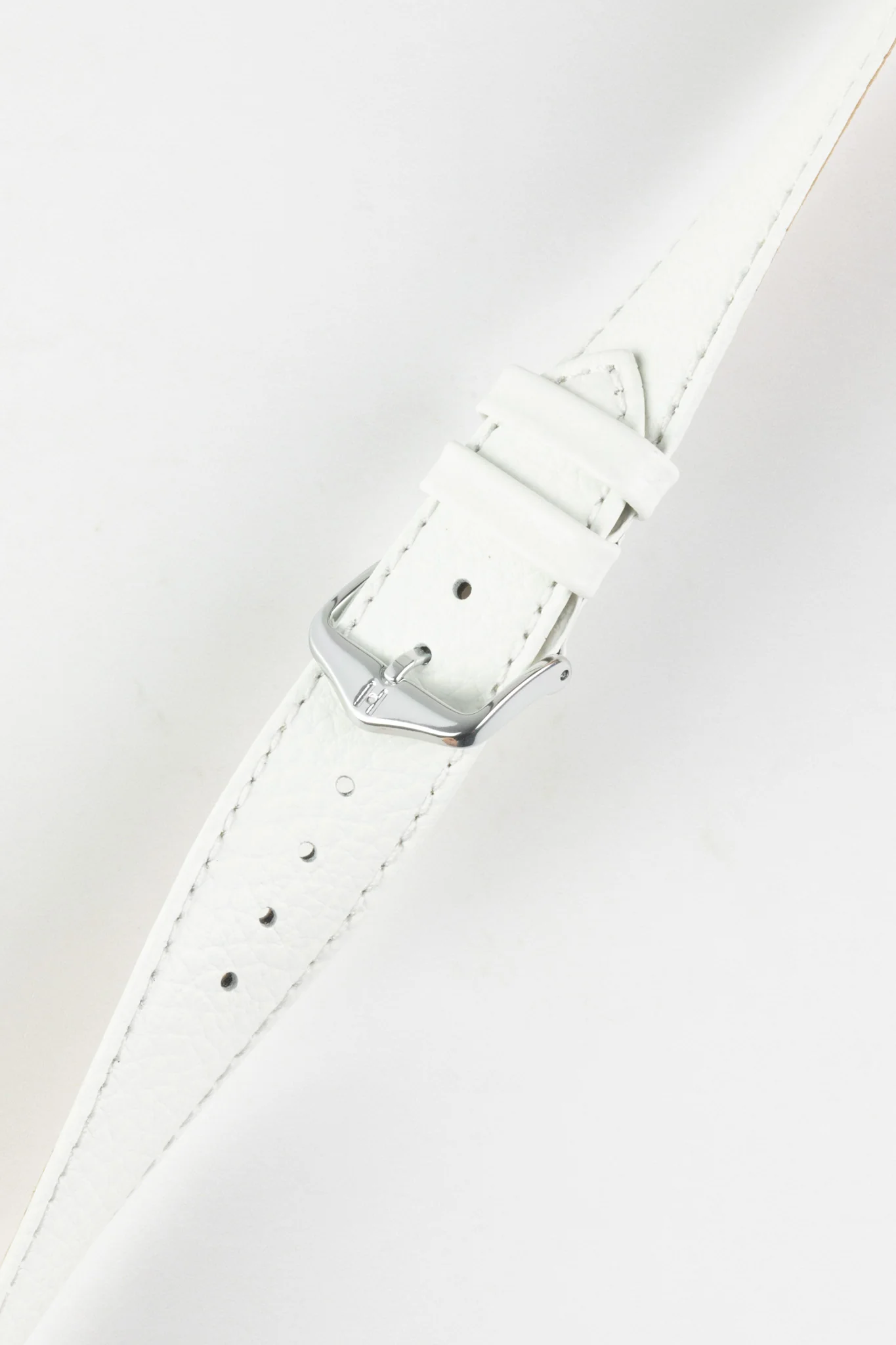 Hirsch KANSAS Buffalo Embossed Calf Leather in WHITE - Image 5