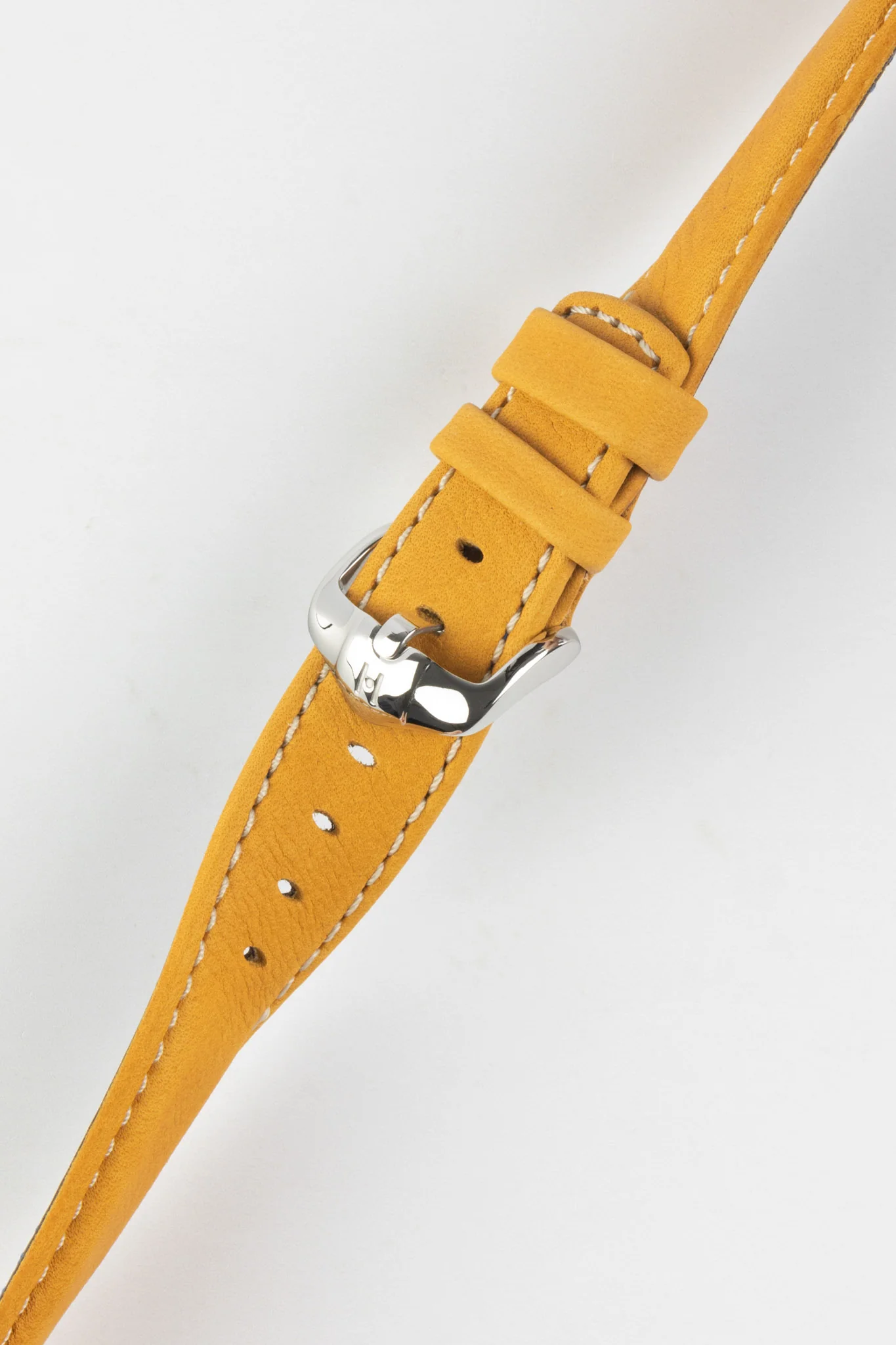 Hirsch MARINER Water-Resistant Leather Watch Strap in GOLD BROWN - Image 5