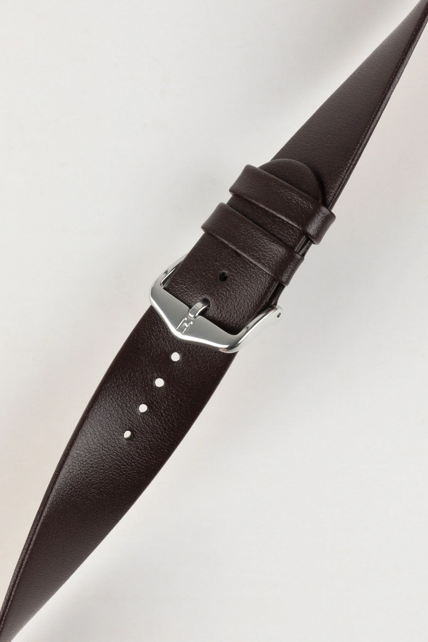 Hirsch SCANDIC Calf Leather Watch Strap in BROWN - Image 5