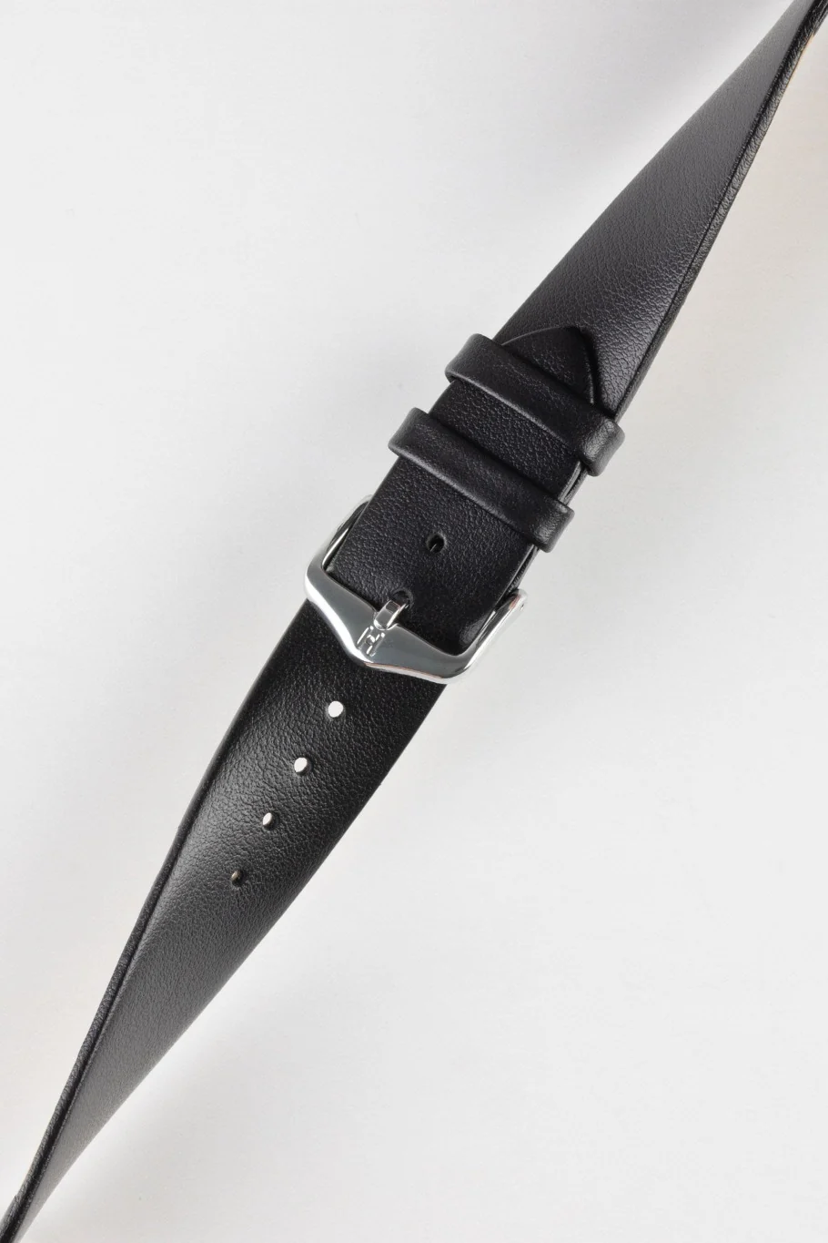 Hirsch TORONTO Quick Release Fine-Grained Leather Watch Strap in Black - Image 5