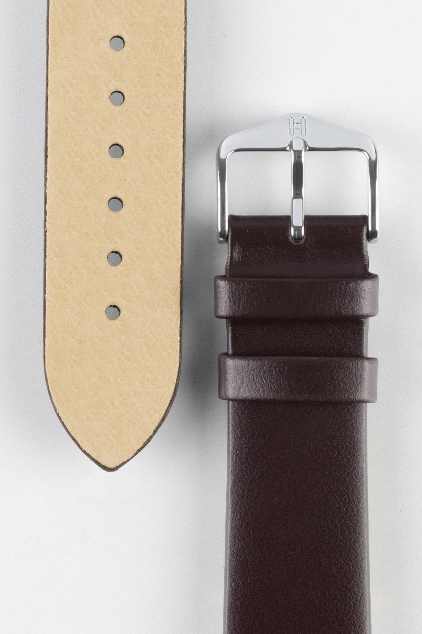 Hirsch TORONTO NQR Brown Watch strap - Calfskin Leather - Image 3
